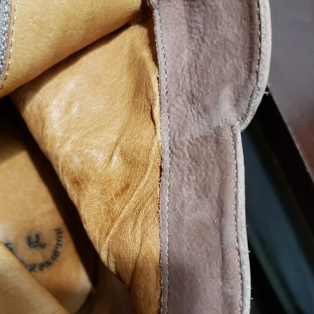 Anthropologie‎ HOLDING HORSES Leni Women's 37 (6.5-7) Tan Ankle Boots